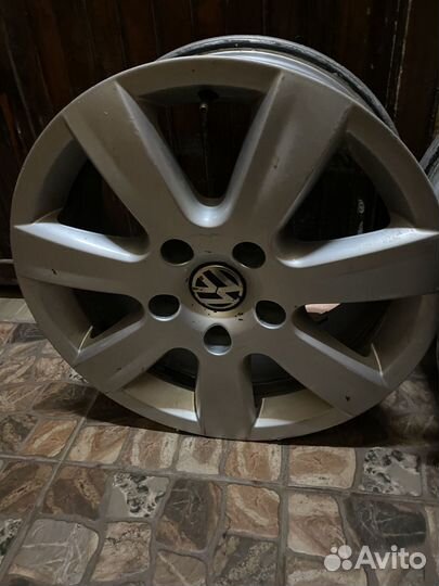 Диски литые 17d vw tuareg комлект 4 шт