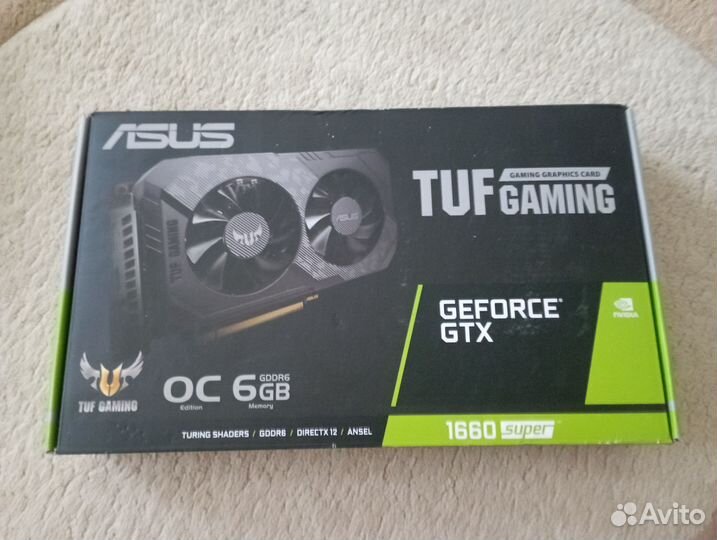 Видеокарта gtx 1660 super 6gb