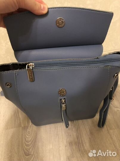 Рюкзак женский голубой