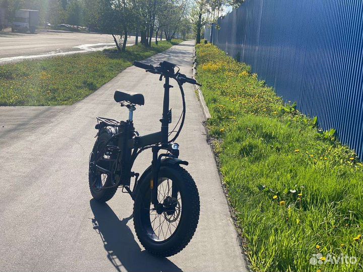 Электровелосипед фэтбайк складной