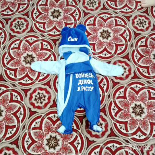 Зимний конверт на выписку