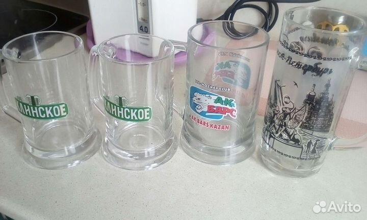 Пивные кружки 4шт