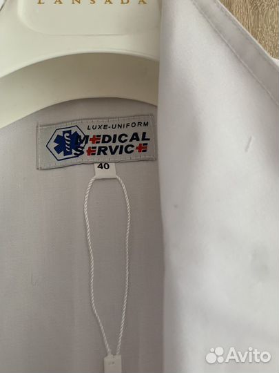 Халат медецинский с головным убором