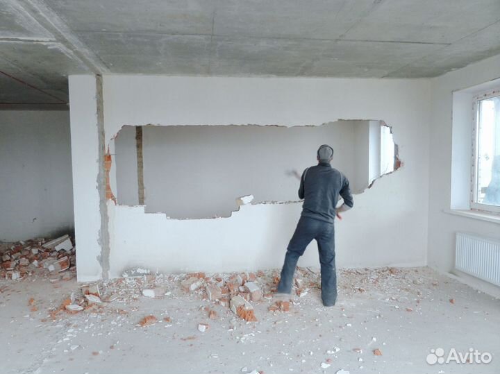 Демонтаж, демонтажные работы, вывоз мусора