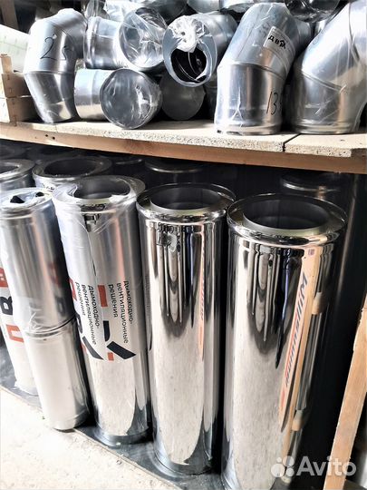 Дымоход для котла, печи, бани 115, 150