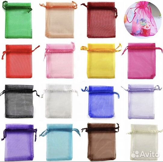 Мешочки для украшений, пакет из органзы