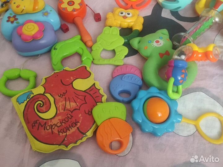 Погремушки грызунки развивающие игрушки
