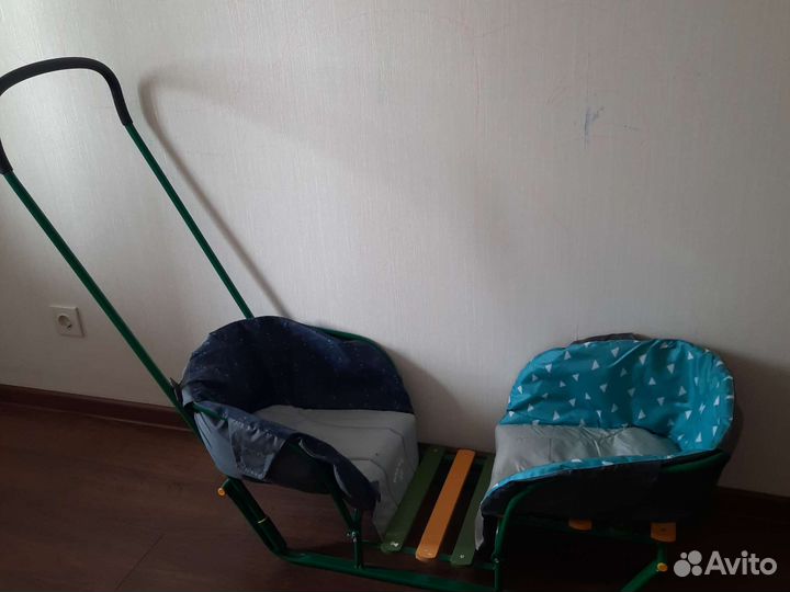 Детские санки коляска