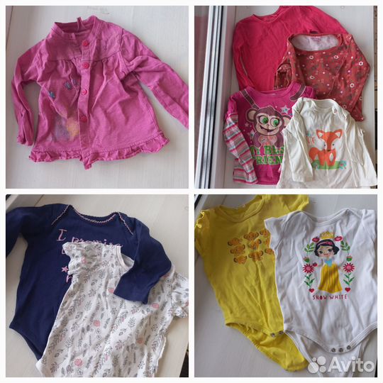 Детские вещи пакетом на девочку 80 (92)