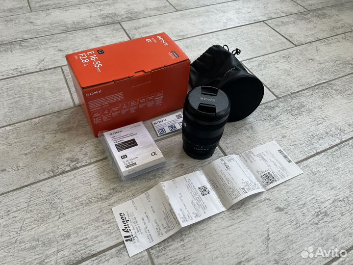 Объектив Sony 16-55mm f/2.8 (SEL1655G) рст