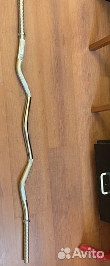 Гриф ez с блинами