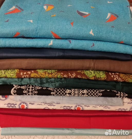 Ткани СССР хлопок, саржа, сатин, фланель