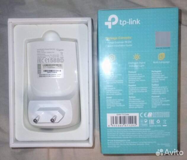 Усилитель WiFi сигнала TP-link RE200
