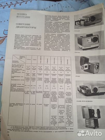 Диапроектор Свет СССР