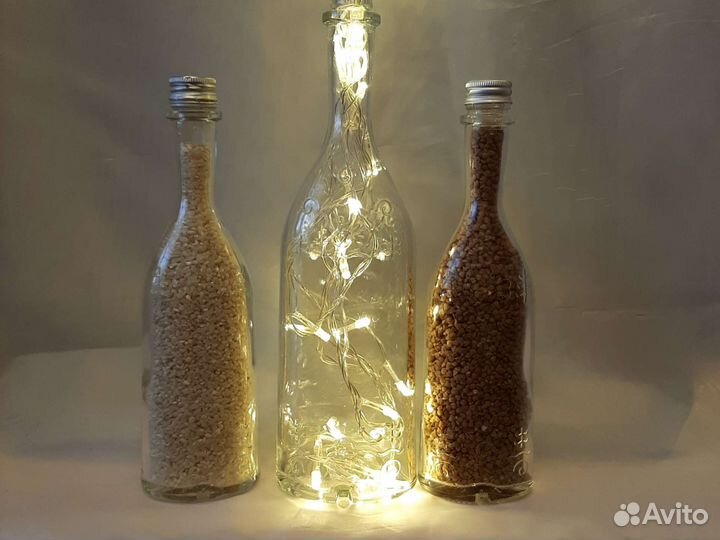 Интерьерная бутылка декоративная
