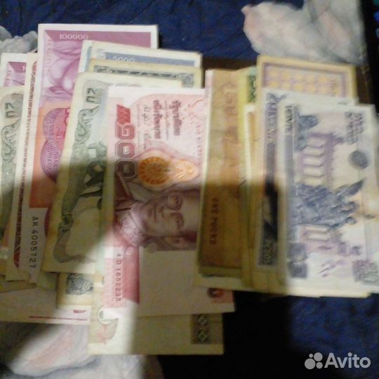 Бумажные кюпюры Стран мира Царской России и СССР