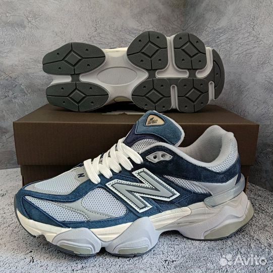 Кроссовки New balance 9060 натуральная замша 36-41