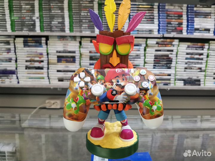 Джойстик PS4 Dualshock 4 Марио