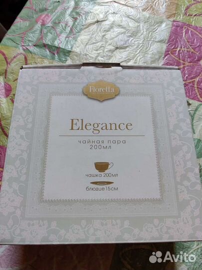 Продам чайная пара, фарфор