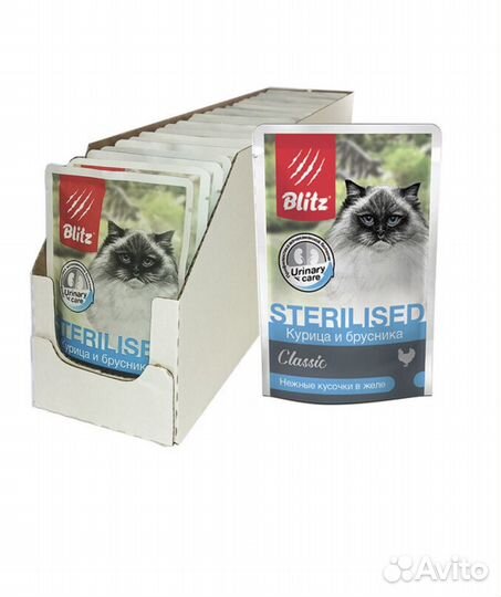 Корм для кошек Blitz