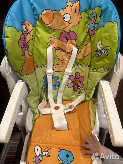 Стульчик для кормления chicco polly