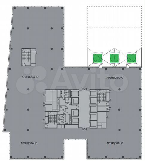 Сдам офисное помещение, 2433 м²