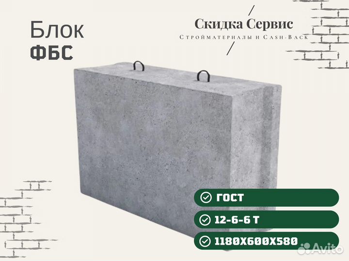 Блок фбс 12-6-6 т
