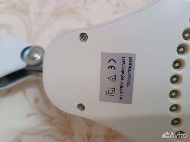 Лампа лупа настольная