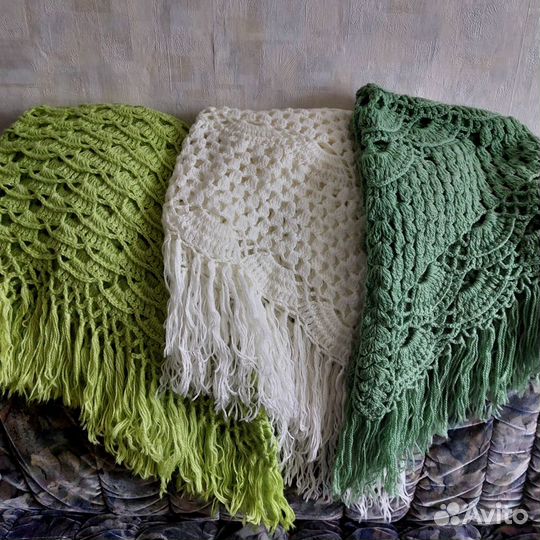 Новые шали ручной работы