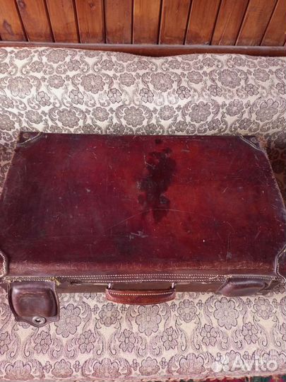 Кожаный чемодан СССР