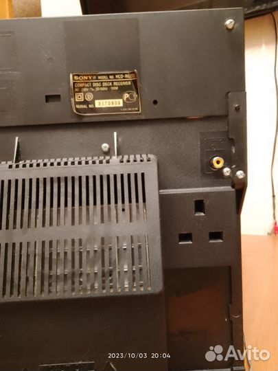 Музыкальный центр sony