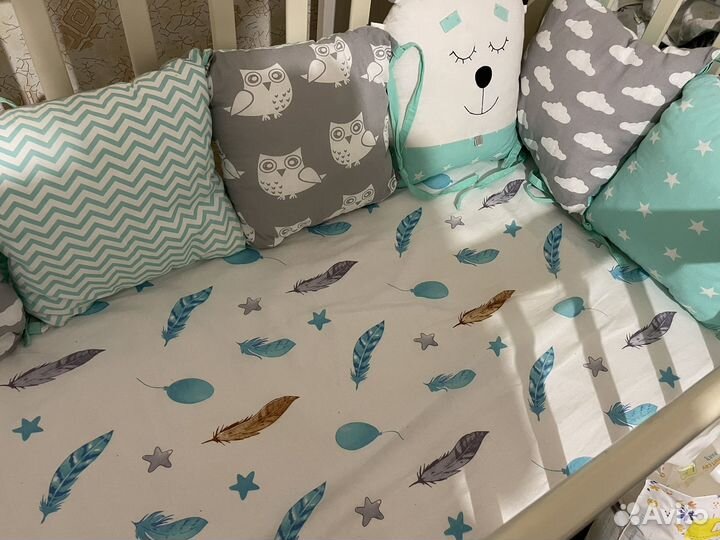 Бортики для кроватки. Подушка-позиционер