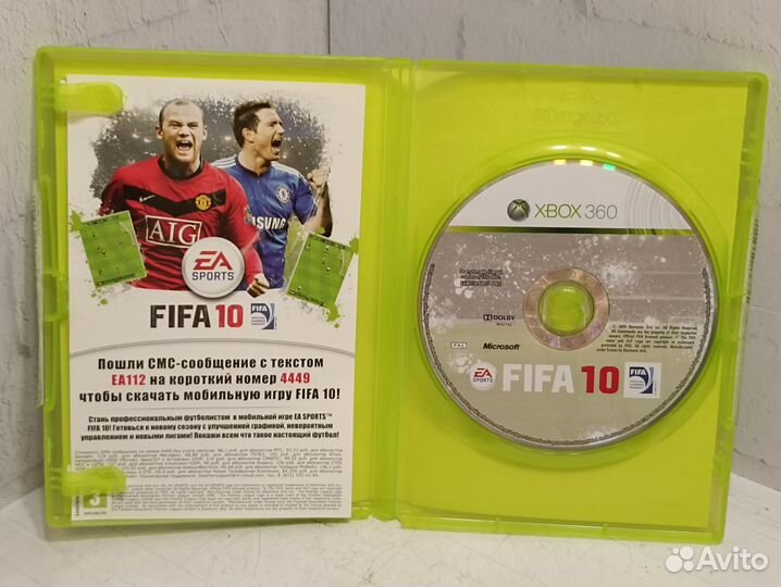 Диск на Xbox 360 FIFA 10
