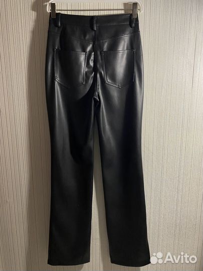 Брюки кожаные