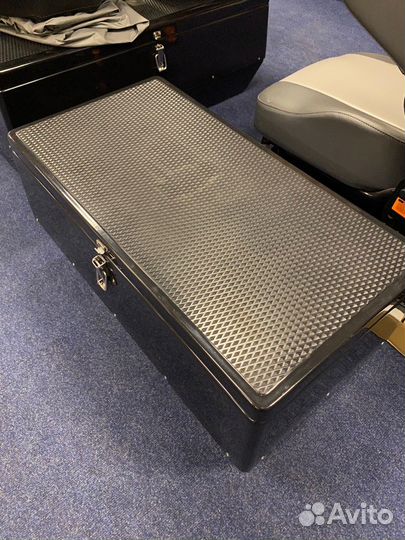 Рундук кормовой, черный 740х380х400