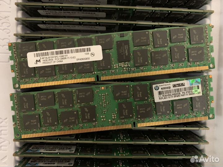 Оперативная память HP 16Gb 2Rx4 PC3-12800R-11