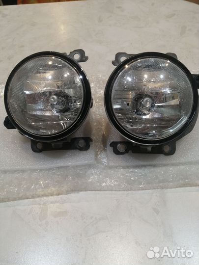 Штатные противотуманки Митсубиси Паджеро Спорт 3
