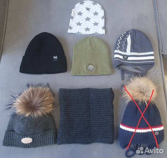 Шапка для мальчика 50 52р