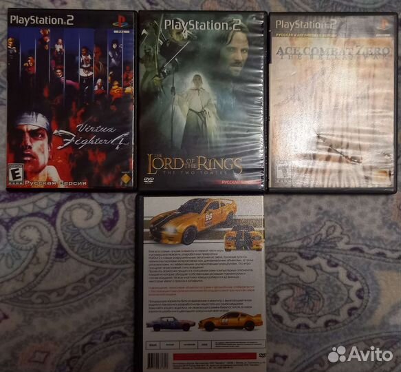 Диски с играми на ps2