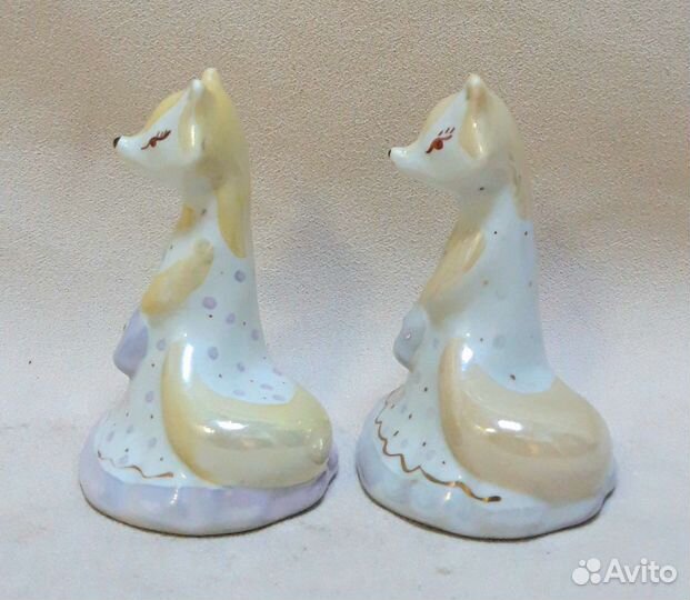 Фарфоровая статуэтка Сысерть. Лиса Патрикеевна