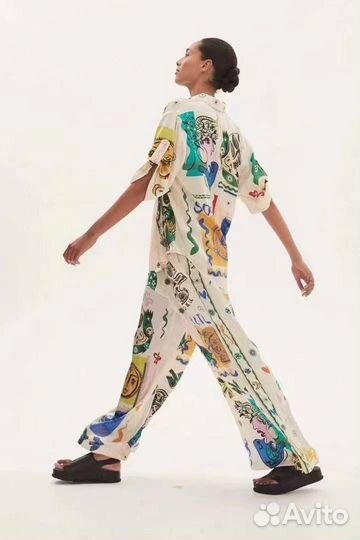 Костюм из натурального шелка Zimmerman