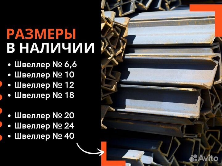 Швеллер 400 мм
