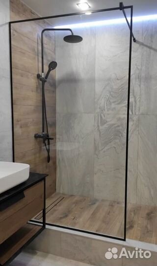 Душевые ограждения с установкой
