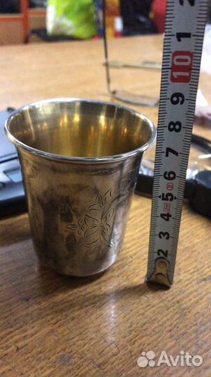 Рюмка серебро 875