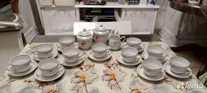 Чайный сервиз керамический