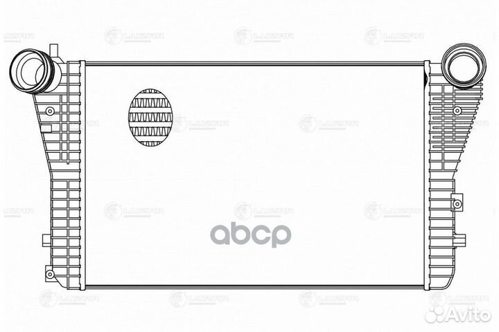 Lric 18N5 радиатор интеркулера Audi A3, VW Gol