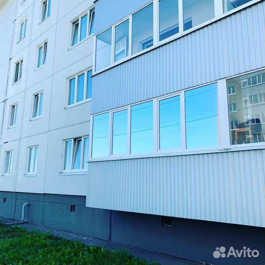 Зеркальная тонировка балконов, окон, коттеджей