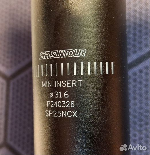 Подседельный штырь SR Suntour NCX 31,6 х 350