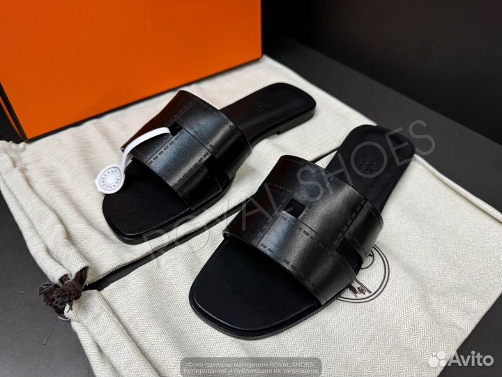 Шлепанцы женские Hermes Oran Slide