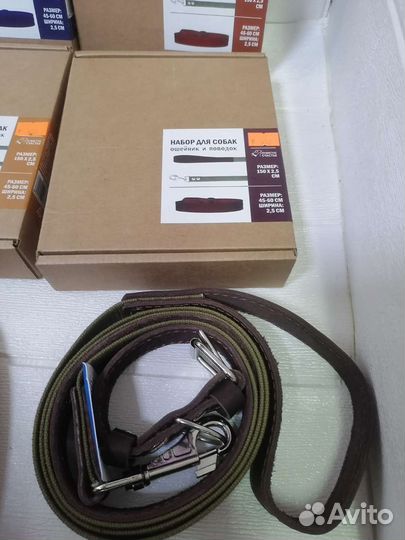 Ошейник с поводком
